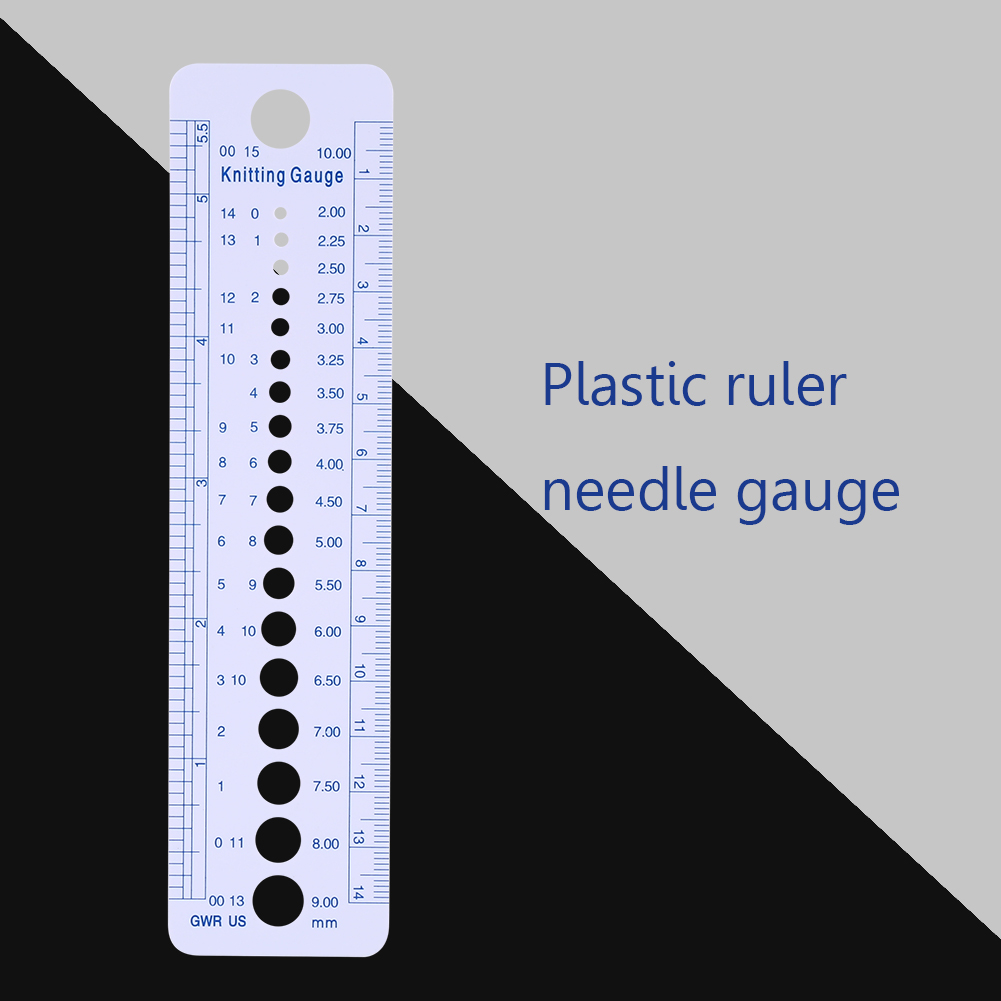 Embroidery Needles - 퀼팅 패치워크 자 플라스틱 뜨개질 바늘