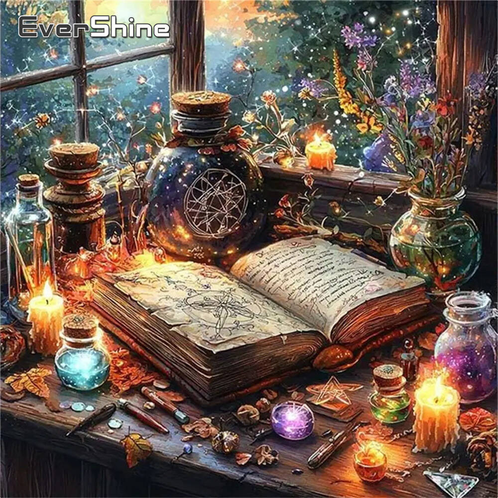 Embroidery Journal Book - Evershine 다이아몬드 페인팅 개 동물 만화