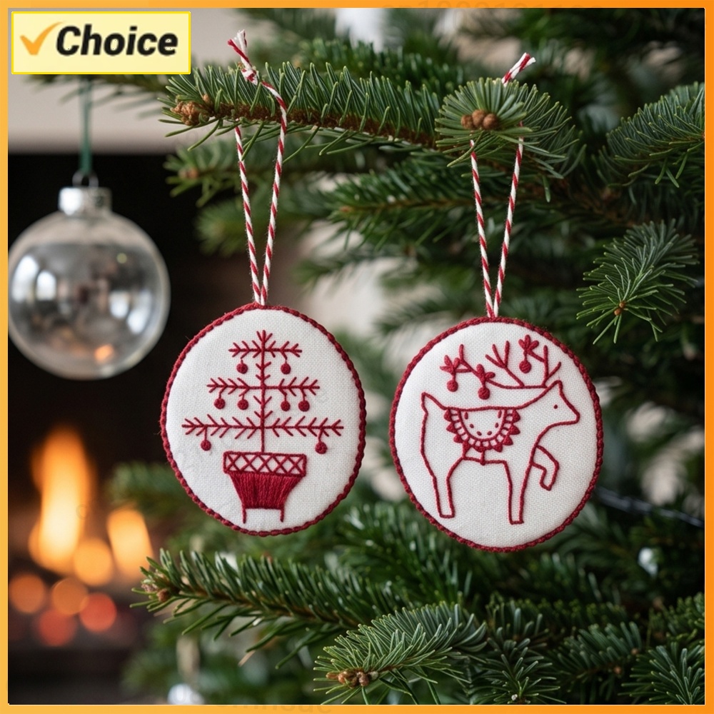 Embroidery Xmas Kits - 크리스마스 자수 키트(공구 세트 포함) -