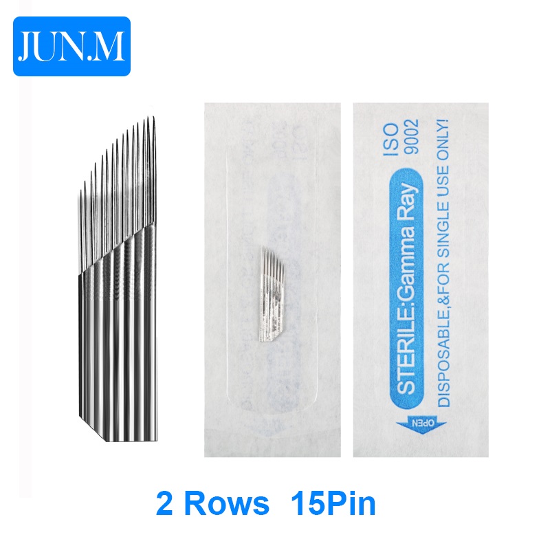 Embroidery Eyebrow - 50pcs 멸균 일회용 마이크로 블레이드 눈썹