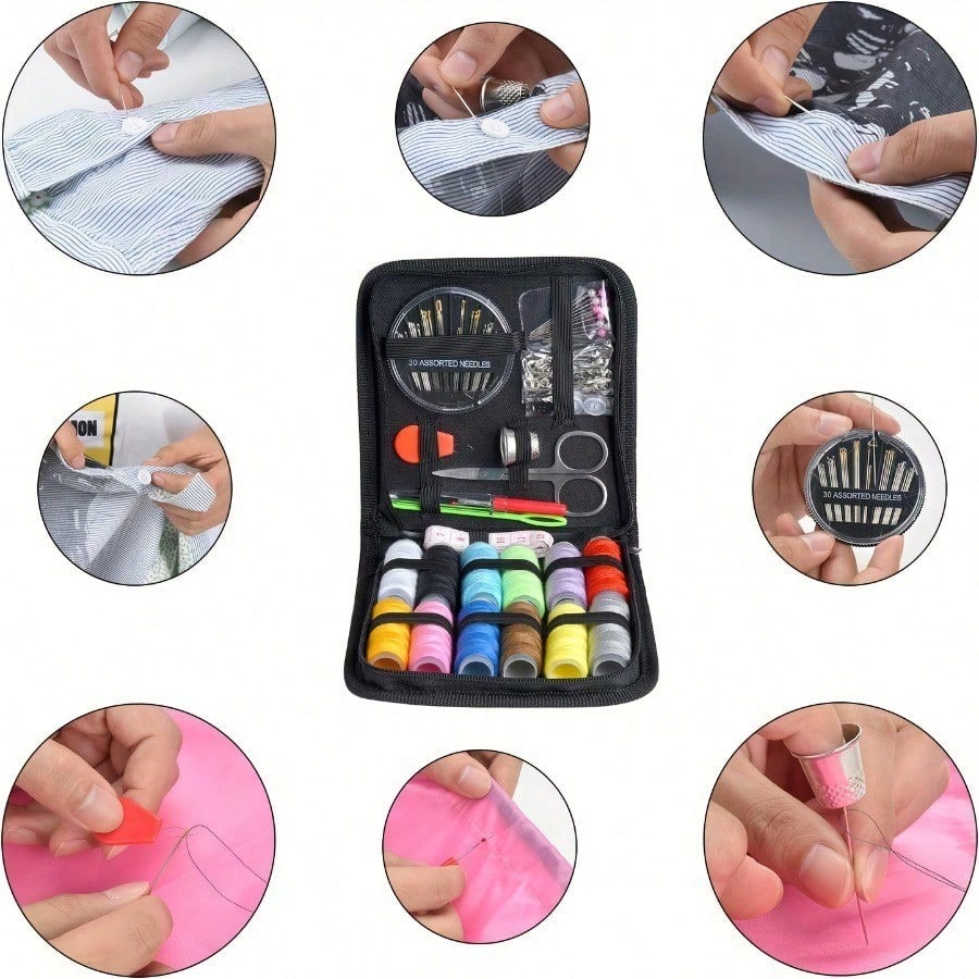 Embroidery For Beginners - 1개 휴대용 바느질 키트, 다양한 색상의