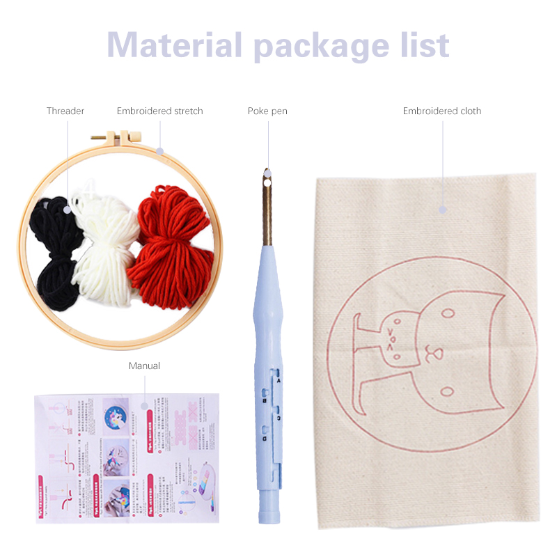 펀치 바늘 자수 키트 스타터 세트 성인 초보자 크리스마 - Embroidery Xmas Kits 리뷰 및 가격
