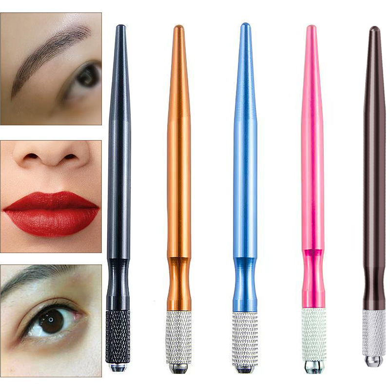 영구 화장 눈썹 입술 자수용 마이크로블레이딩 수동 타투 - Embroidery Eyebrow 리뷰 및 가격