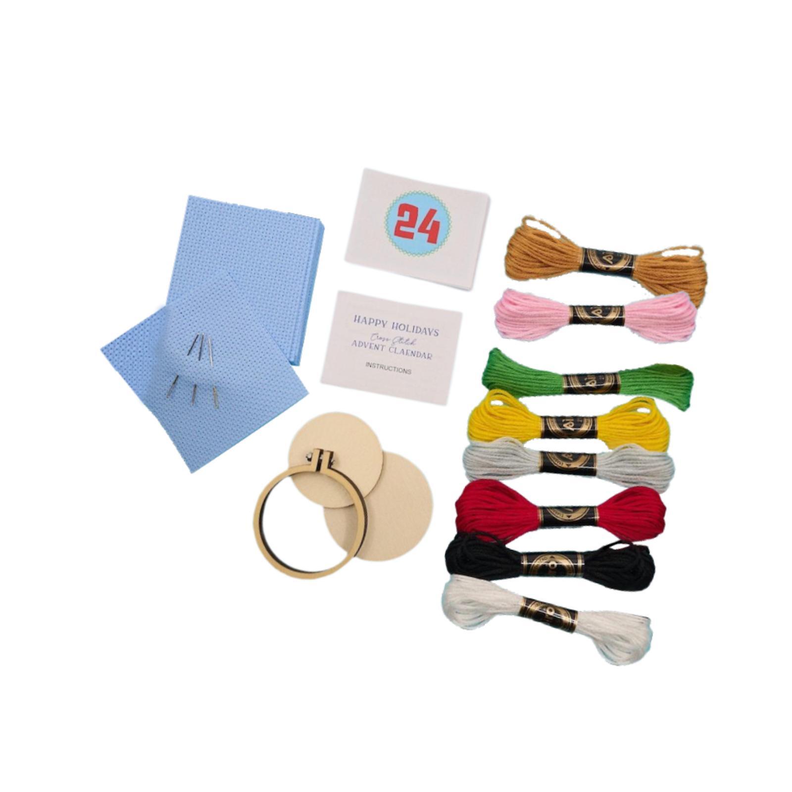 크리스마스 자수 키트, 크리스마스 어드벤트 캘린더, 크 - Embroidery Xmas Kits 리뷰 및 가격