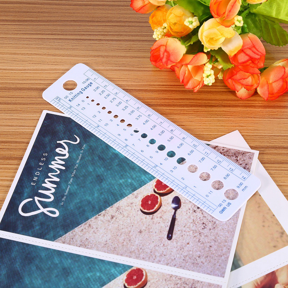 퀼팅 패치워크 자 플라스틱 뜨개질 바늘 게이지 자 인치 - Embroidery Needles 리뷰 및 가격