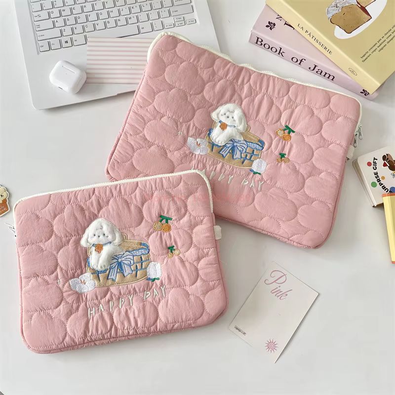 부드러운 구름 만화 자수 노트북 가방 13/14 인치  - Embroidery Journal Book 리뷰 및 가격