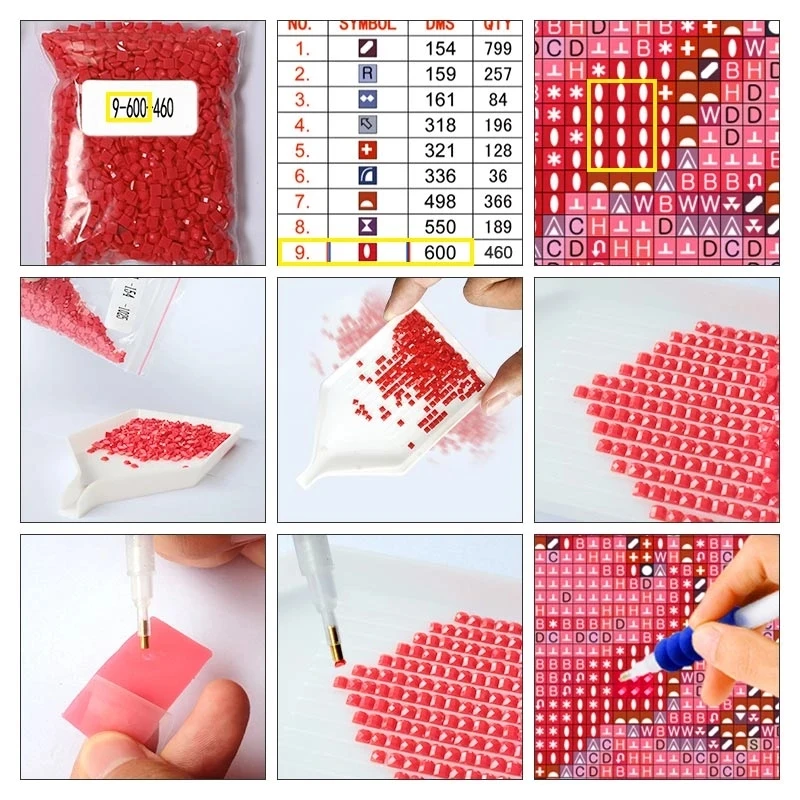 DIY 크리스마스 정원 노움 다이아몬드 라인스톤 페인팅 - Embroidery Xmas Kits 리뷰 및 가격