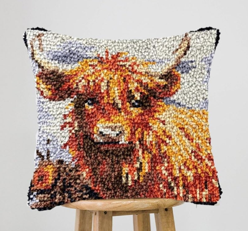 만화 개/고릴라 카펫 자수 세트, 동물 스머나 래치 후 - Printed Embroidery Kit 리뷰 및 가격