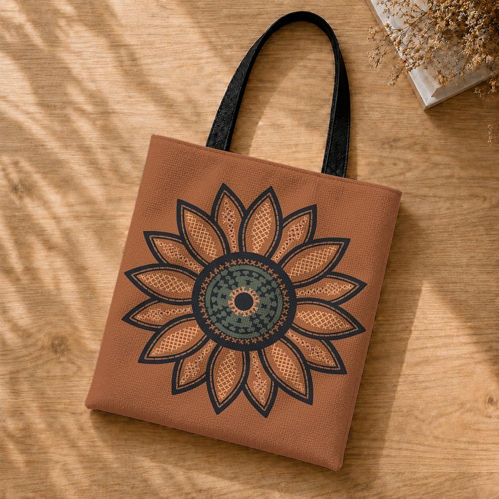 레트로 꽃무늬 자수 효과가 있는 수납 가방 폴리에스터  - Embroidery Effect Canva 리뷰 및 가격