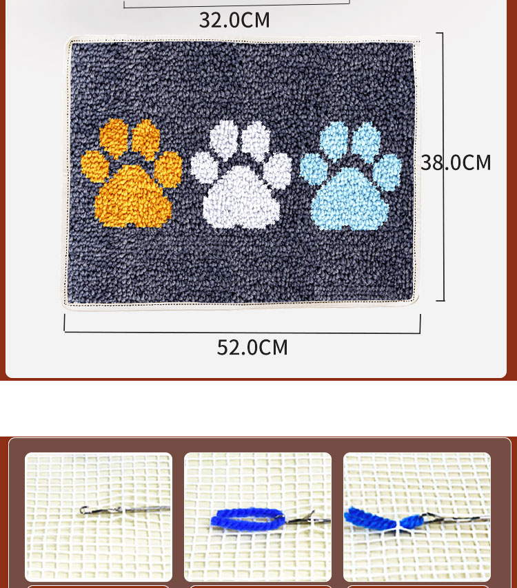 말 DT2395 자수 캔버스 래치 훅 키트, 미완성 아 - Printed Embroidery Kit 리뷰 및 가격