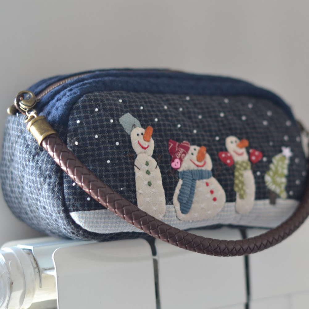DIY 스노우 숄더백 패치워크 스텐실 플라스틱 퀼팅 프 - Embroidery Xmas Kits 리뷰 및 가격