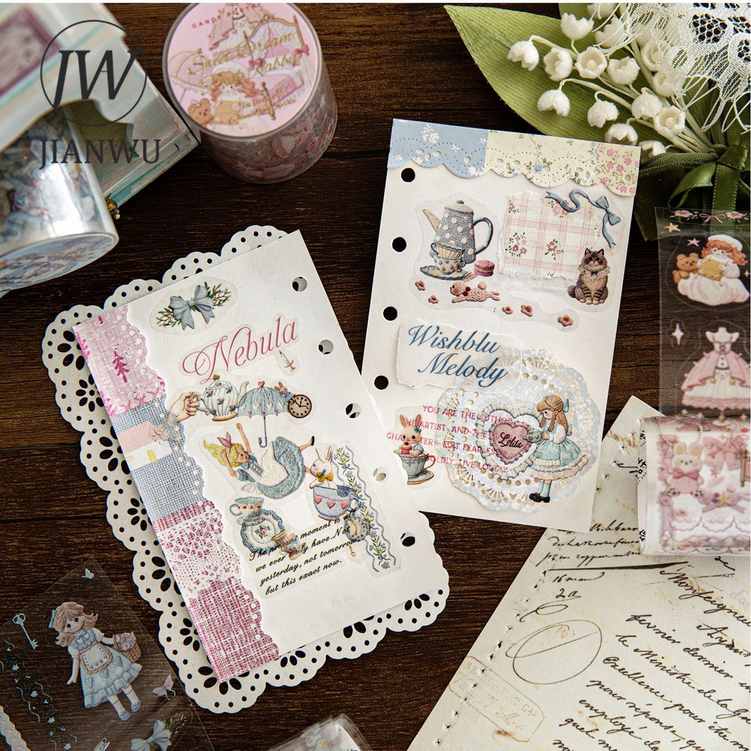 JIANWU 자수 책 시리즈 귀여운 소녀 식물 꽃 풍경 - Embroidery Journal Book 리뷰 및 가격