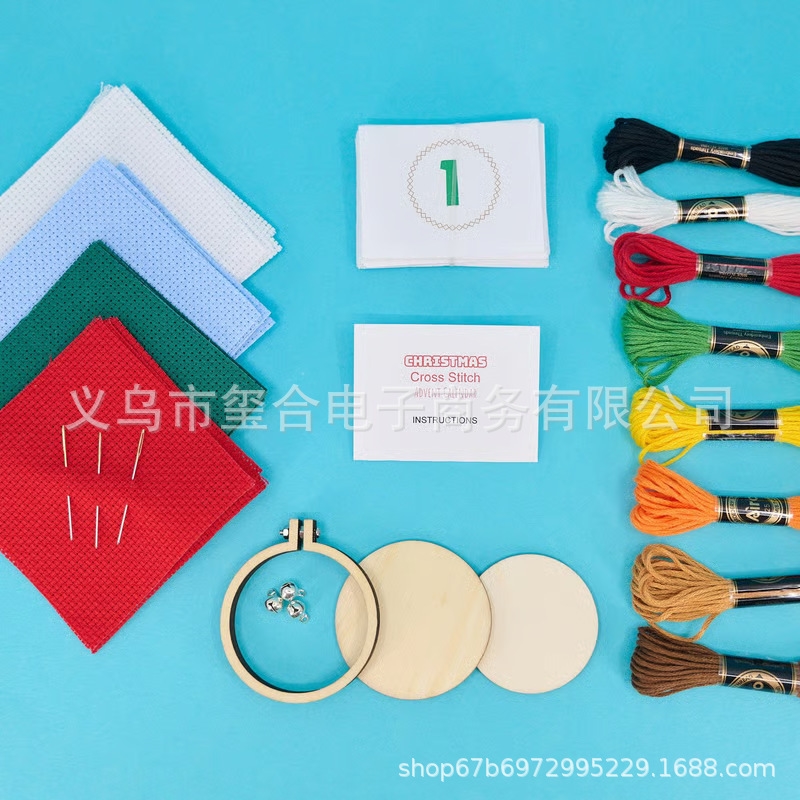 DIY 크리스마스 크로스 스티치 어드벤트 캘린더 키트  - Embroidery Xmas Kits 리뷰 및 가격