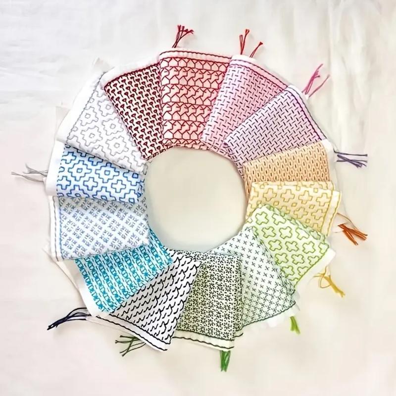 9/32개 실과 바늘 데님 원단 손자수 키트 재봉 용품 - Embroidery Needles 리뷰 및 가격